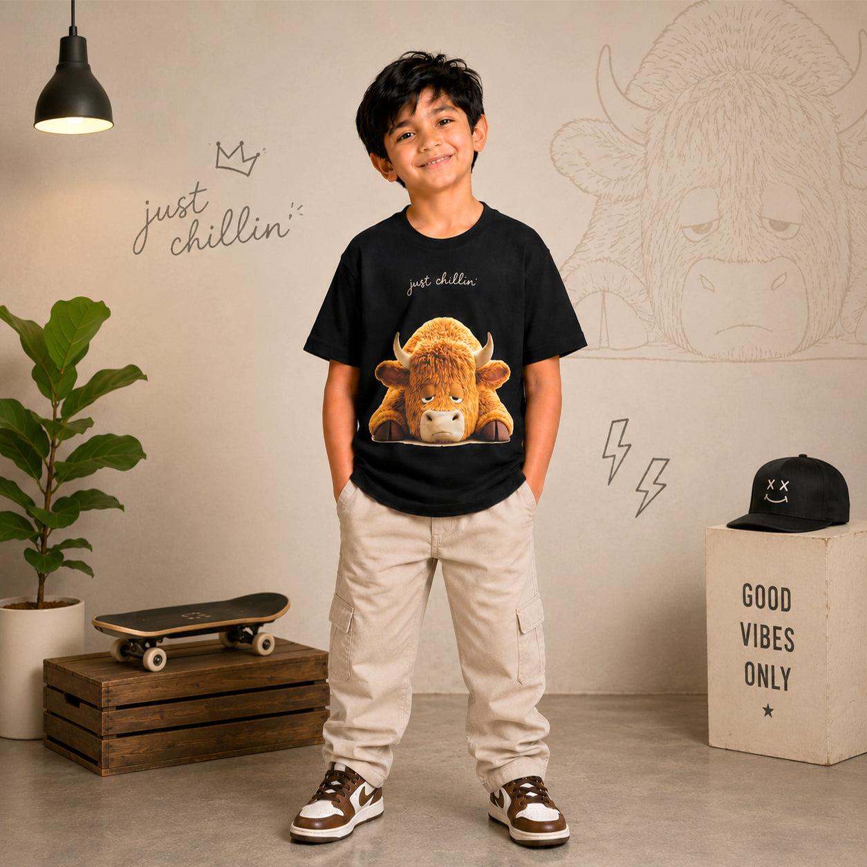 Just Chillin Kids Tee