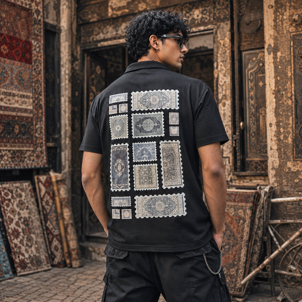 Persian Stamp Polo Tee