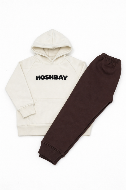 Kids Embroidered Fleece Coord Set