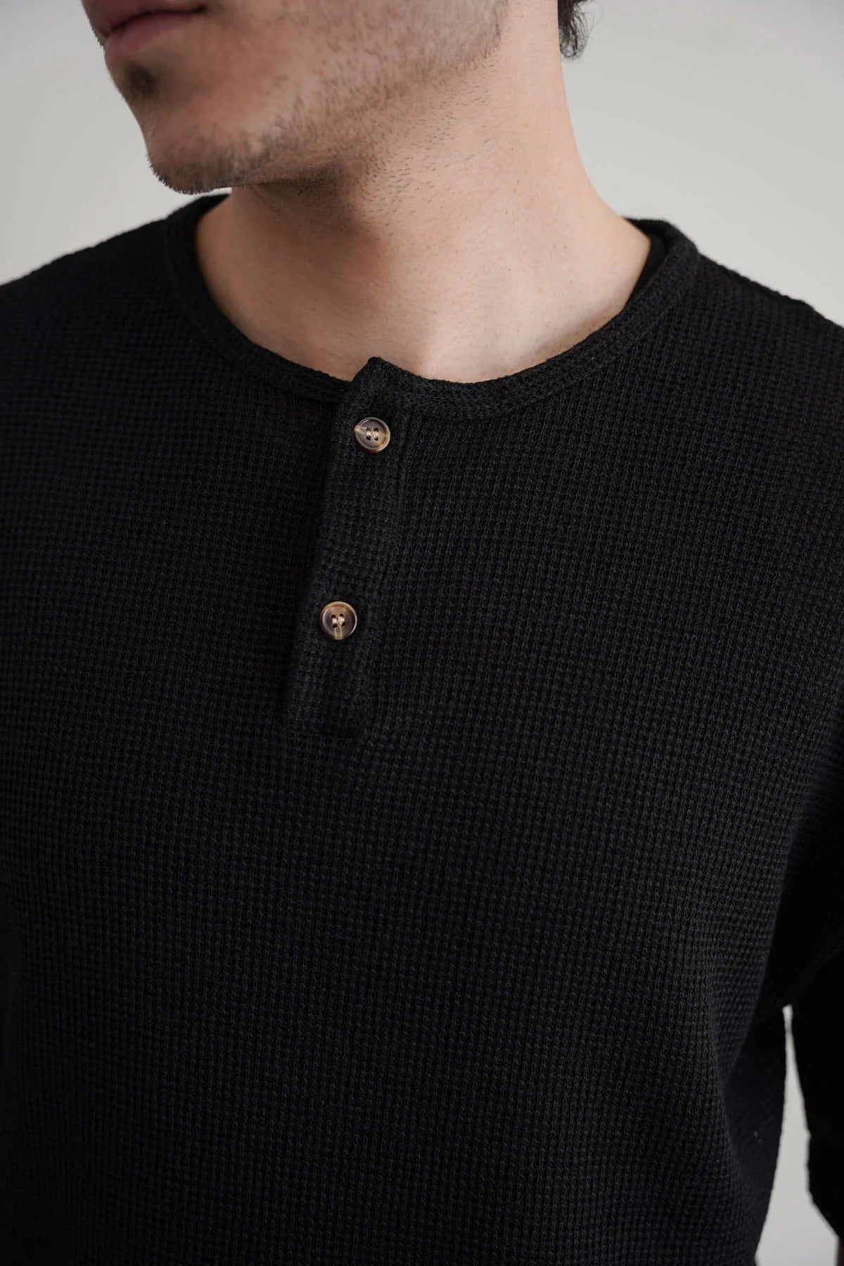 Jacquard Henley