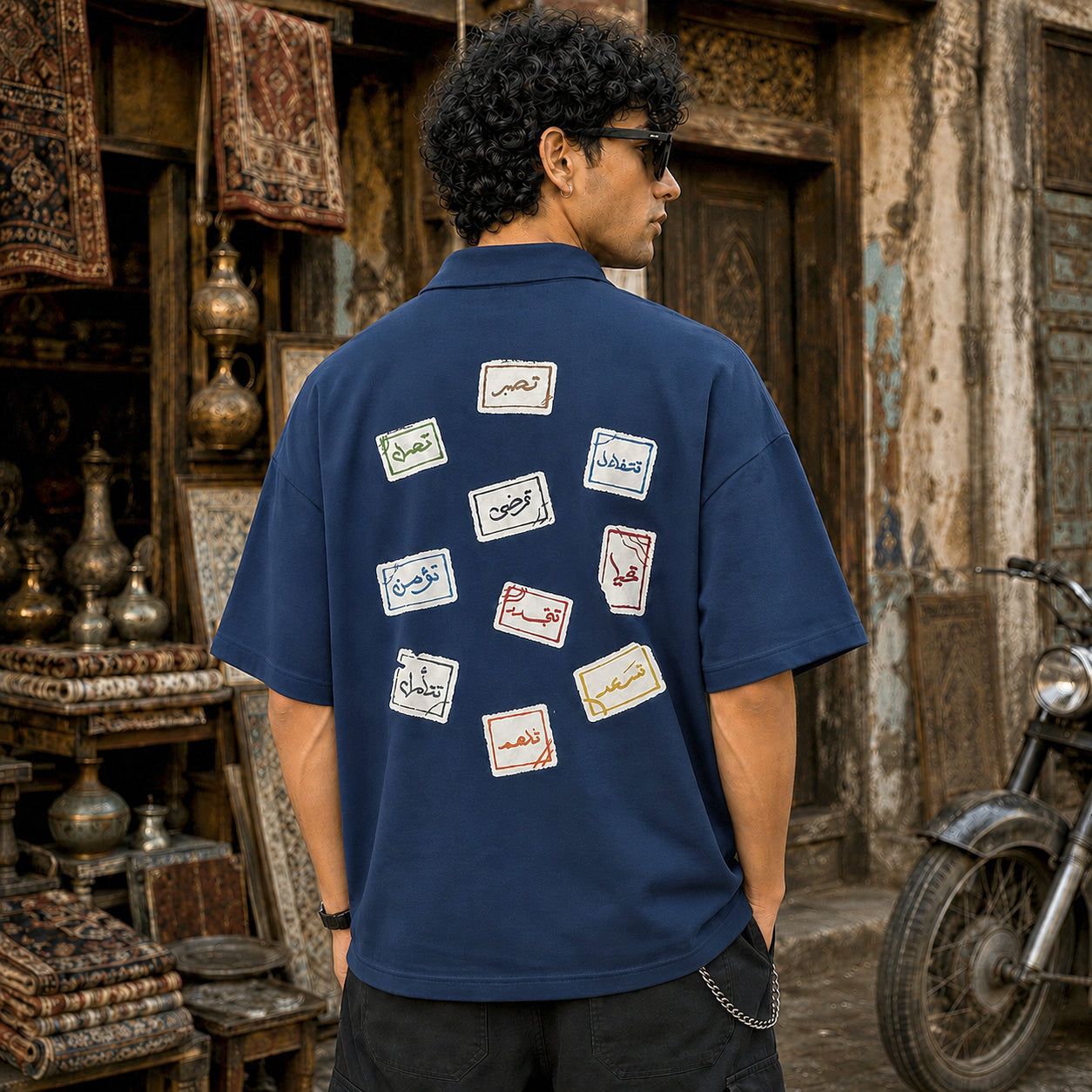 Naqsh Stamp Polo Tee