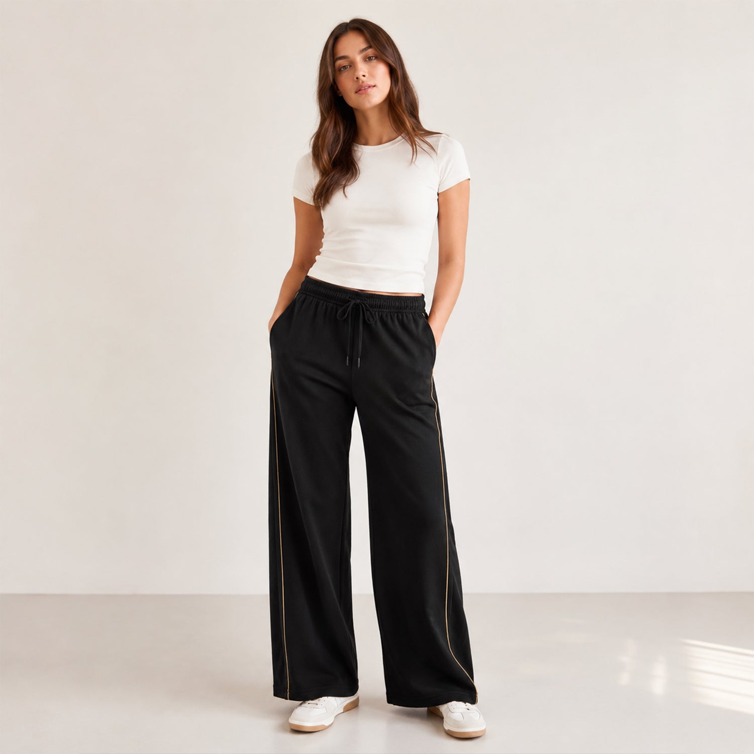 Piping Edge Trousers