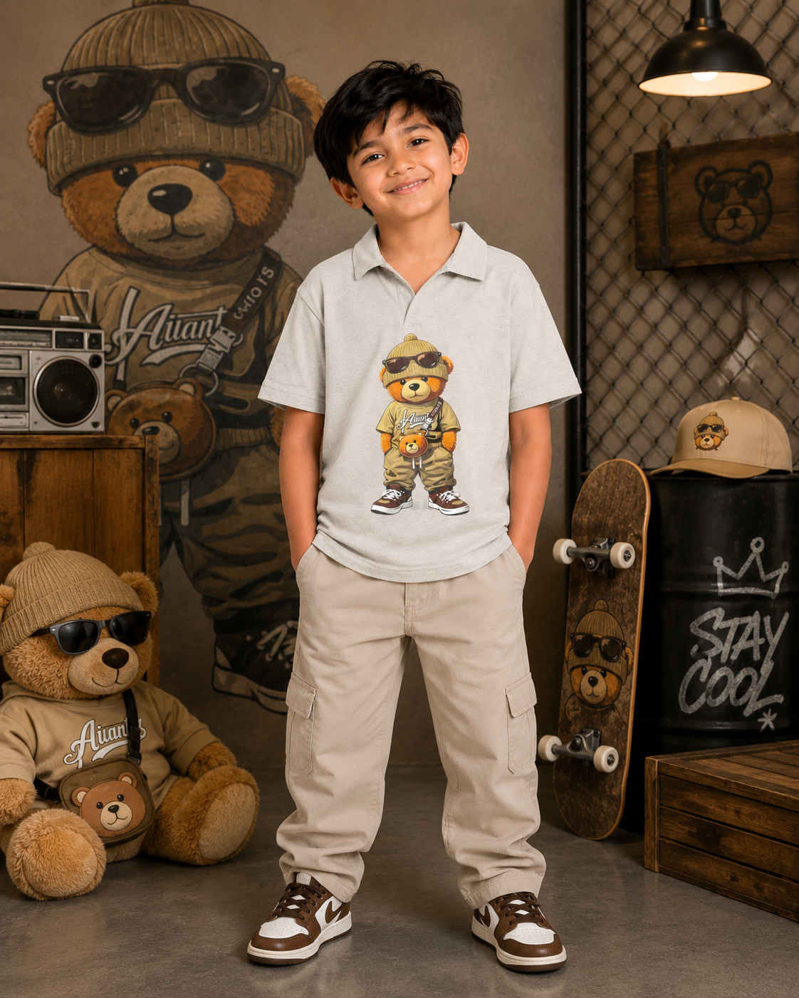 Teddy Street Polo Tee