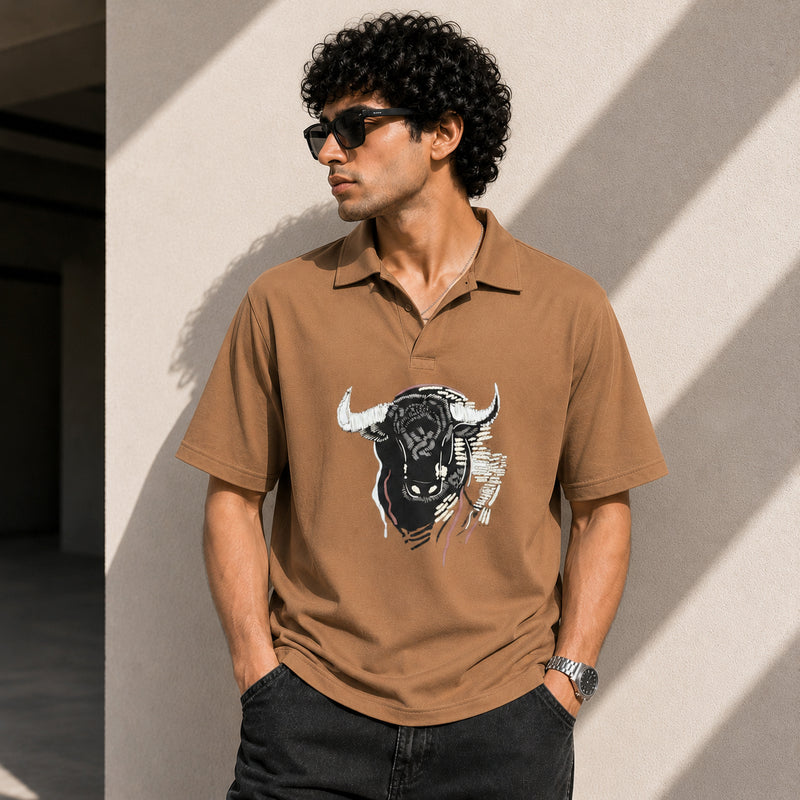 Shadow Bull Polo Tee