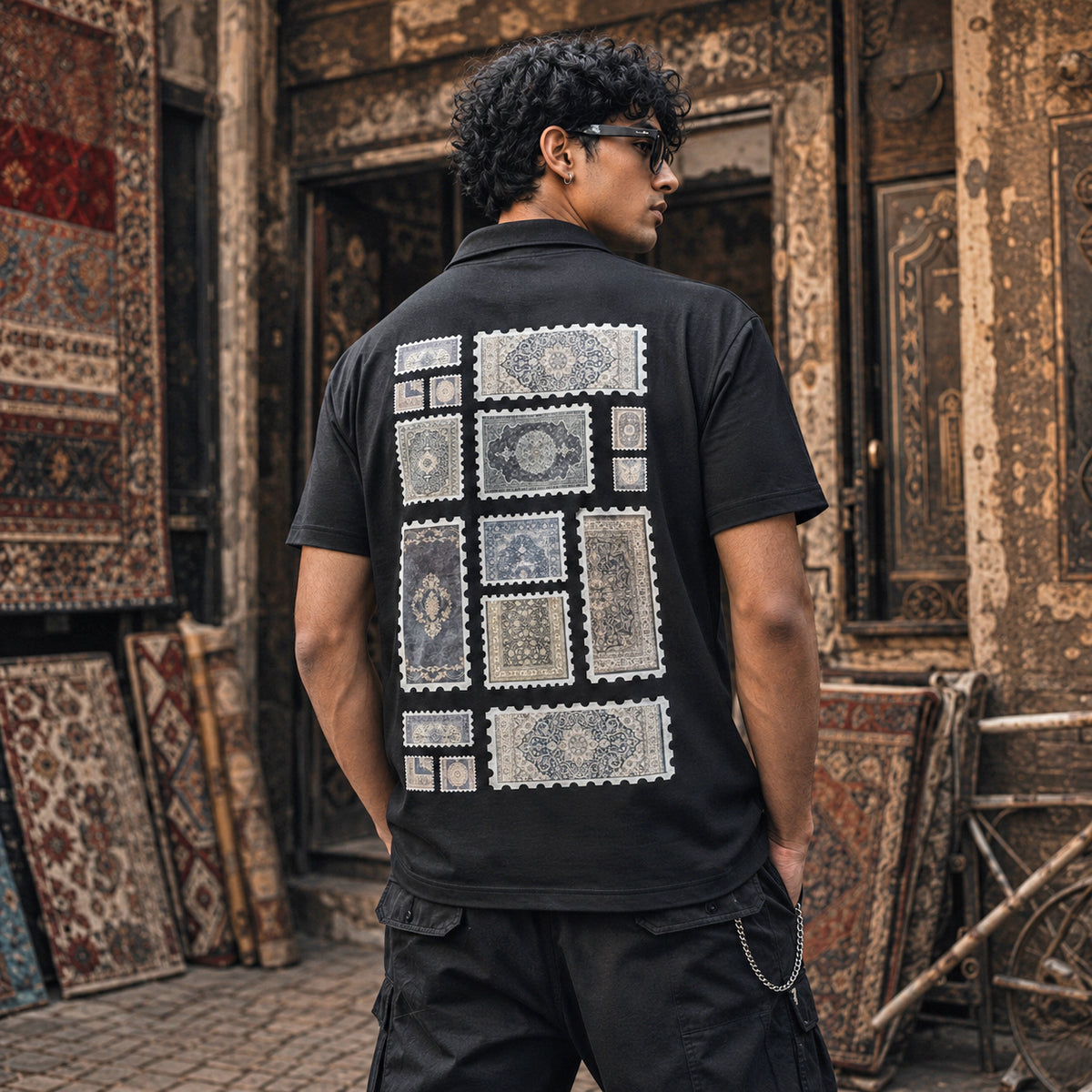 Persian Stamp Polo Tee