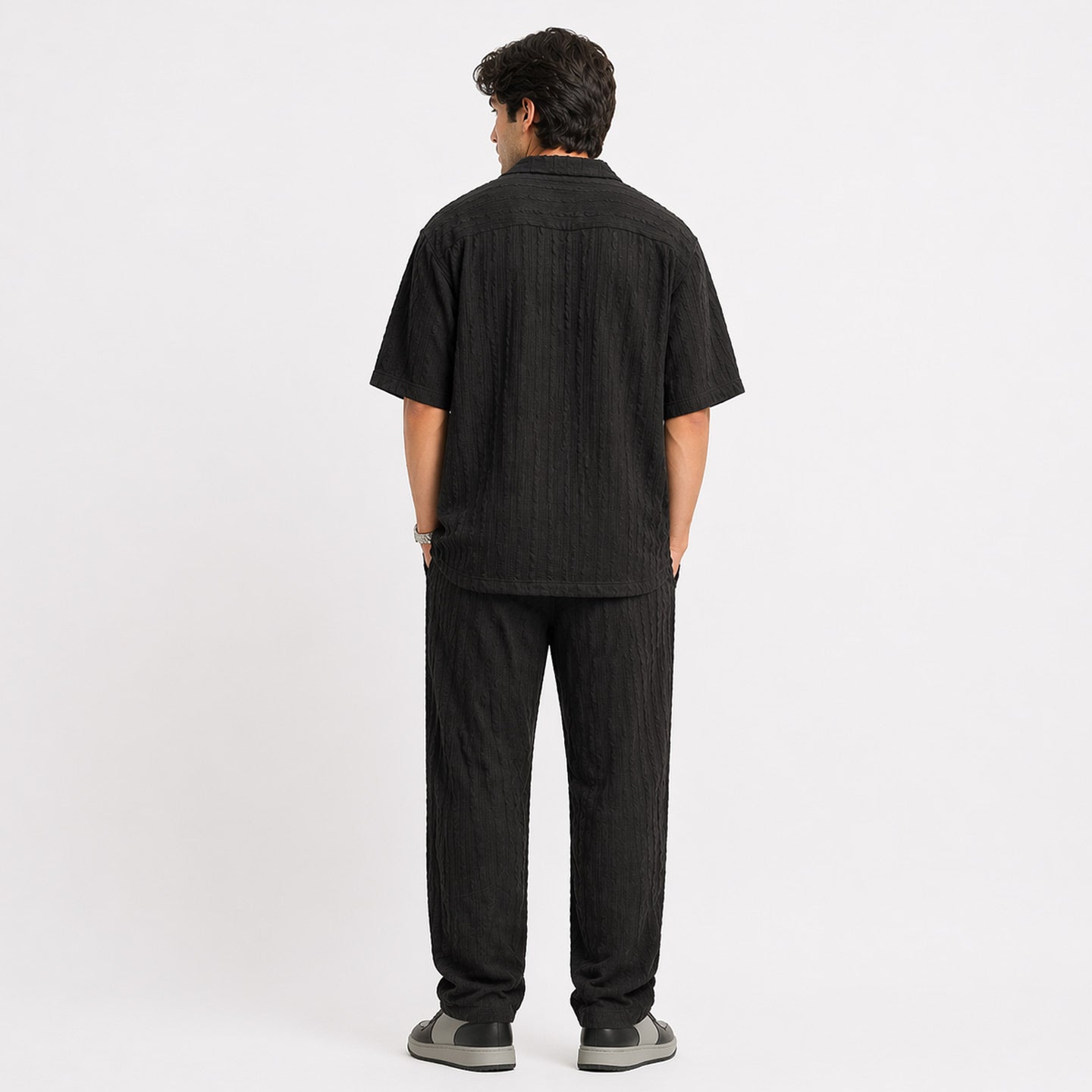 Weaved Coord-Shirt