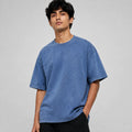 Blue Acid-Washed Tee