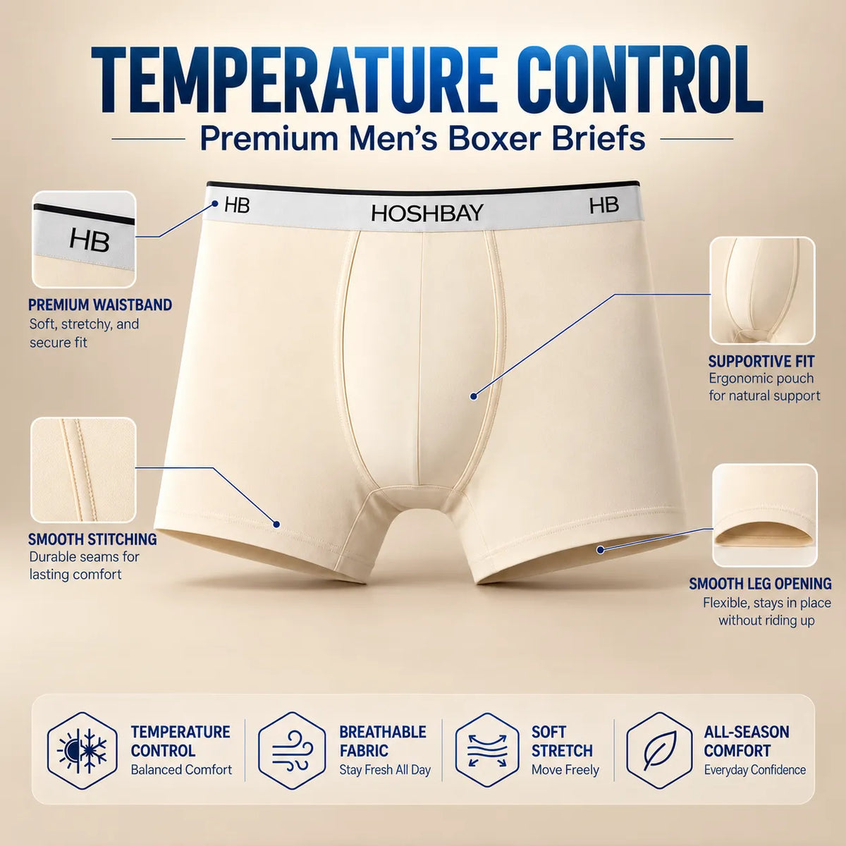 Velour Breeze Boxers – Pack of 4