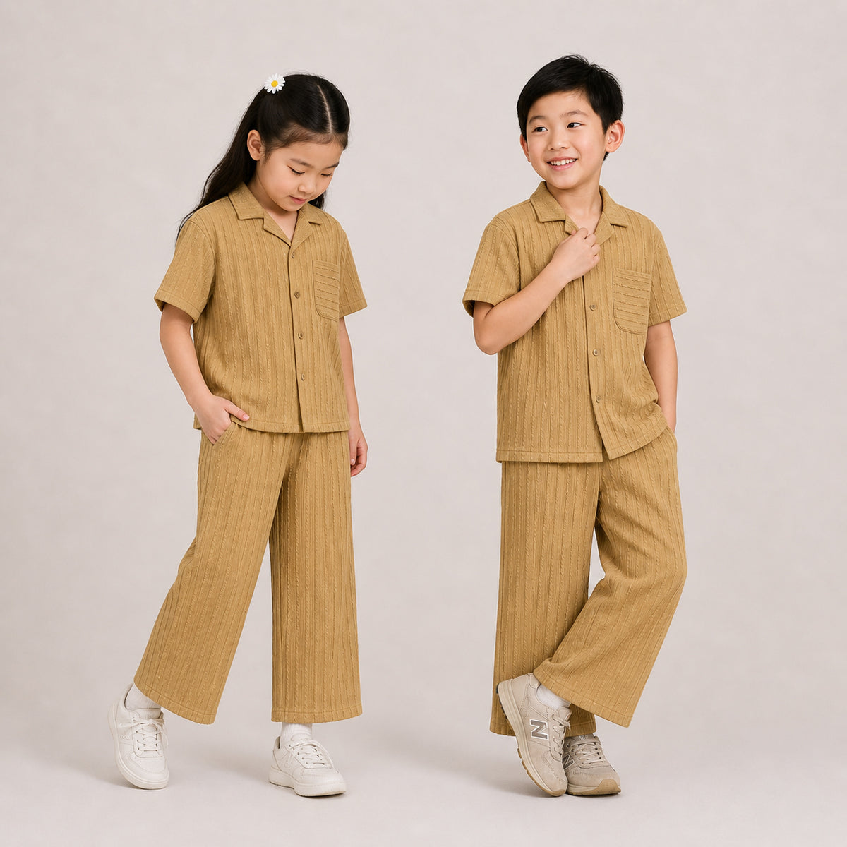 Weaved Kids Coord Set