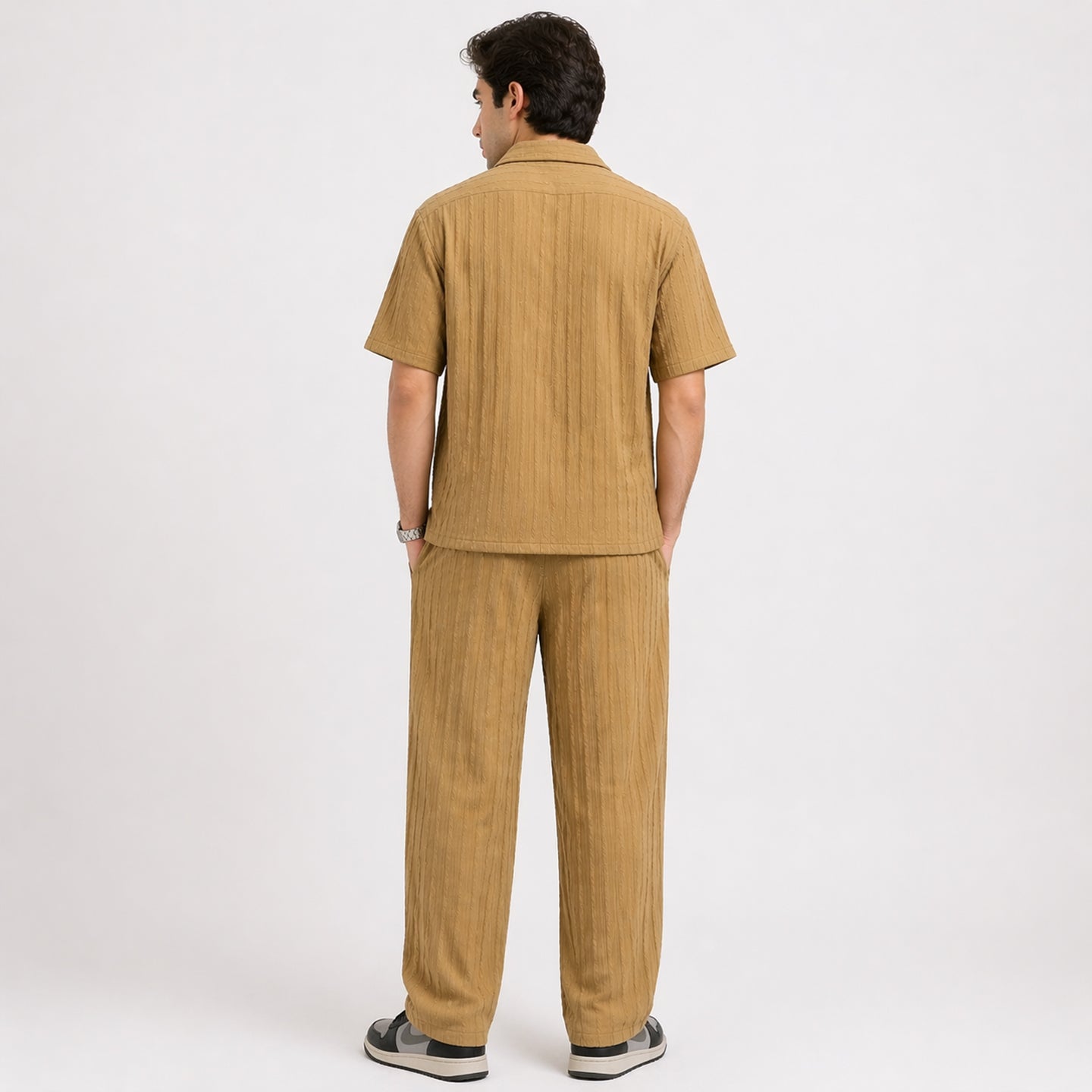 Weaved Coord-Shirt