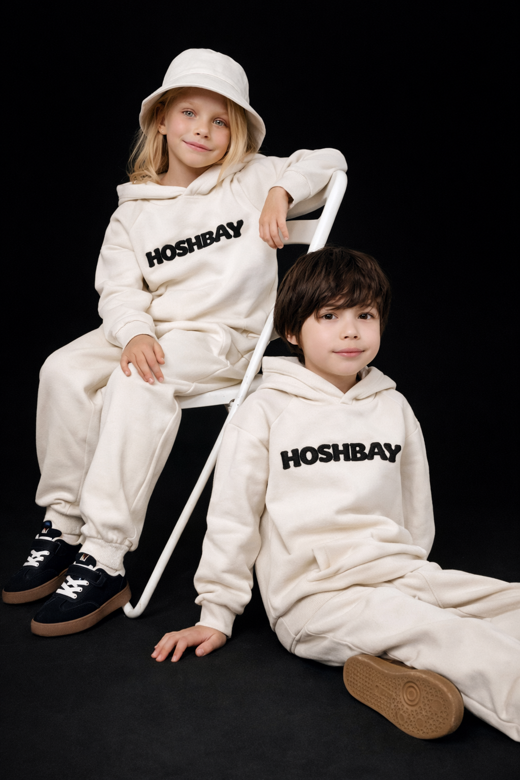 HOSHBAY Ultra-Soft Kids Embroidered Tracksuit