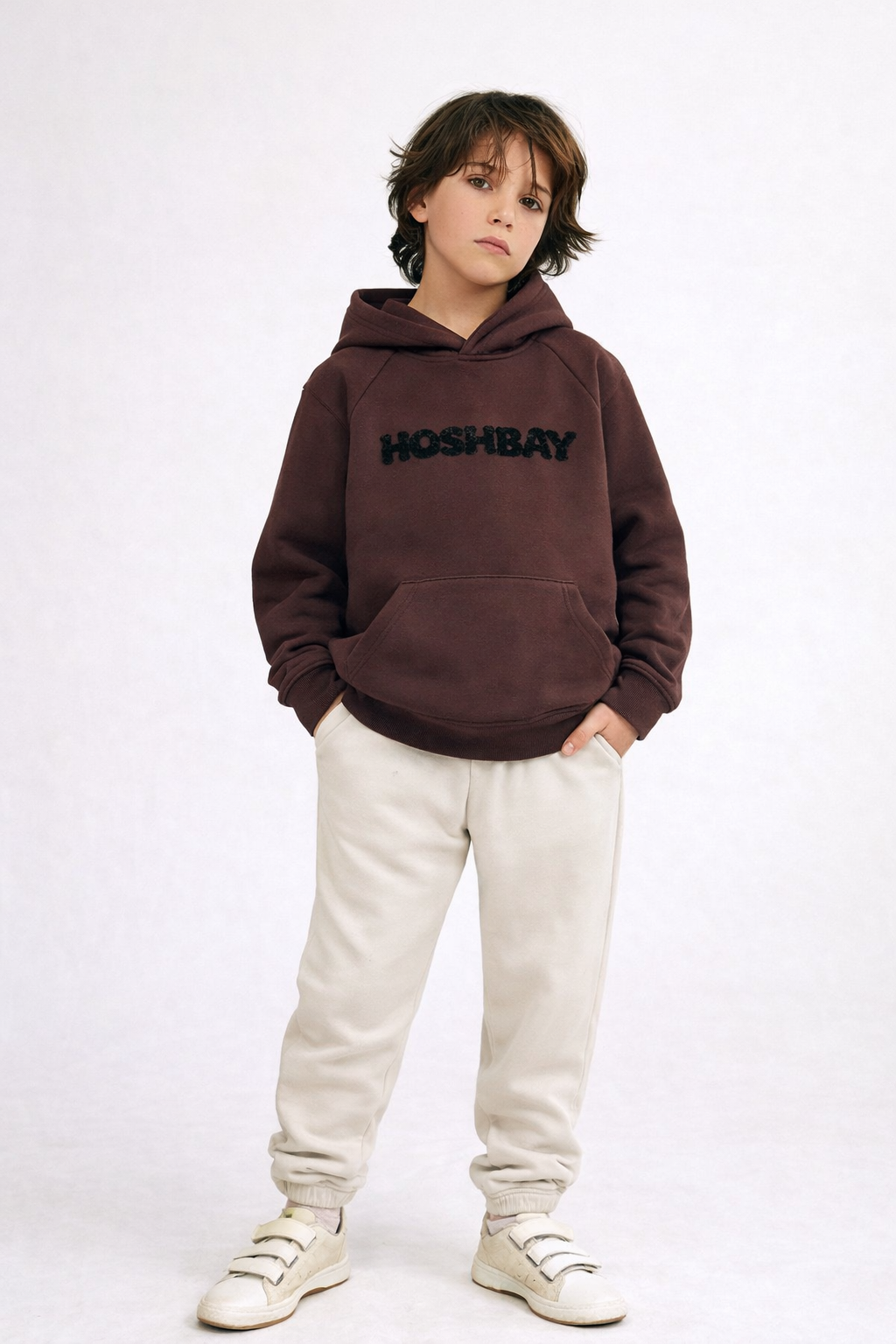 Kids Embroidered Fleece Coord Set