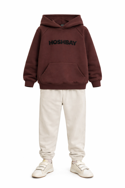 Kids Embroidered Fleece Coord Set