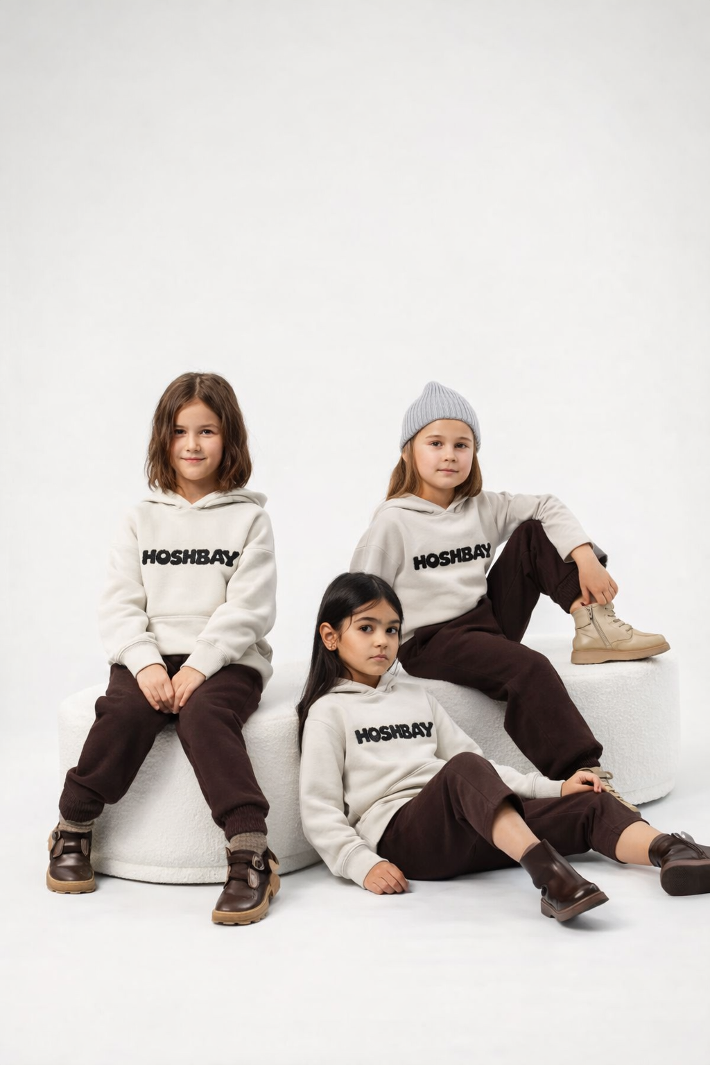 Kids Embroidered Fleece Coord Set