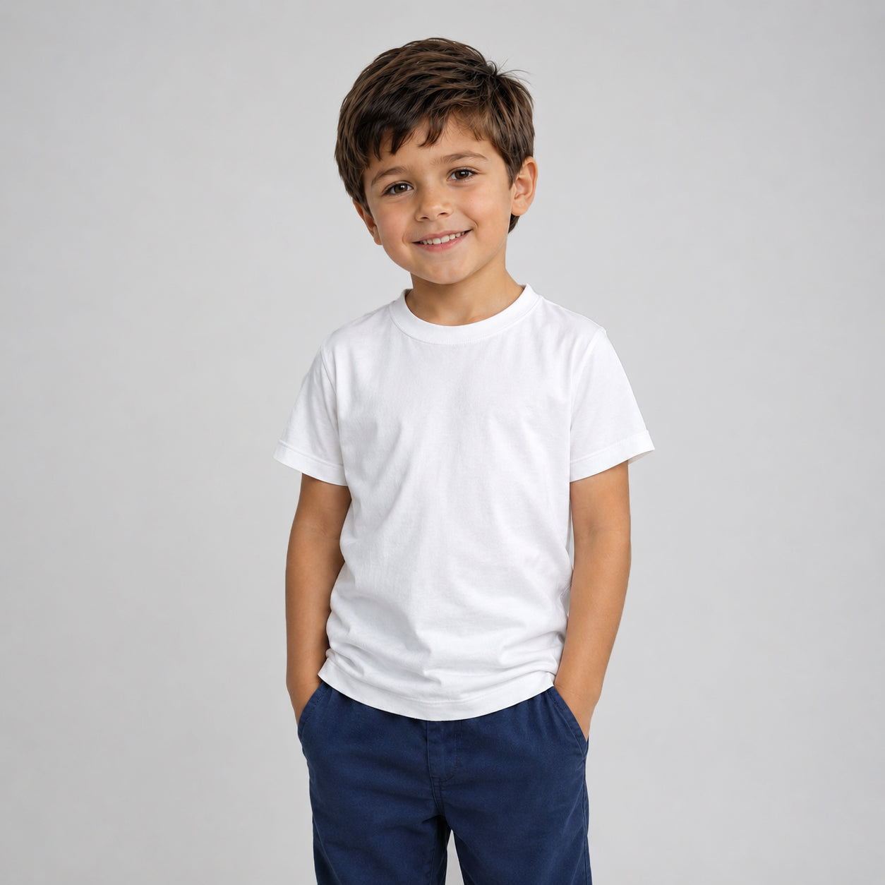 Crew Neck Kids Tee