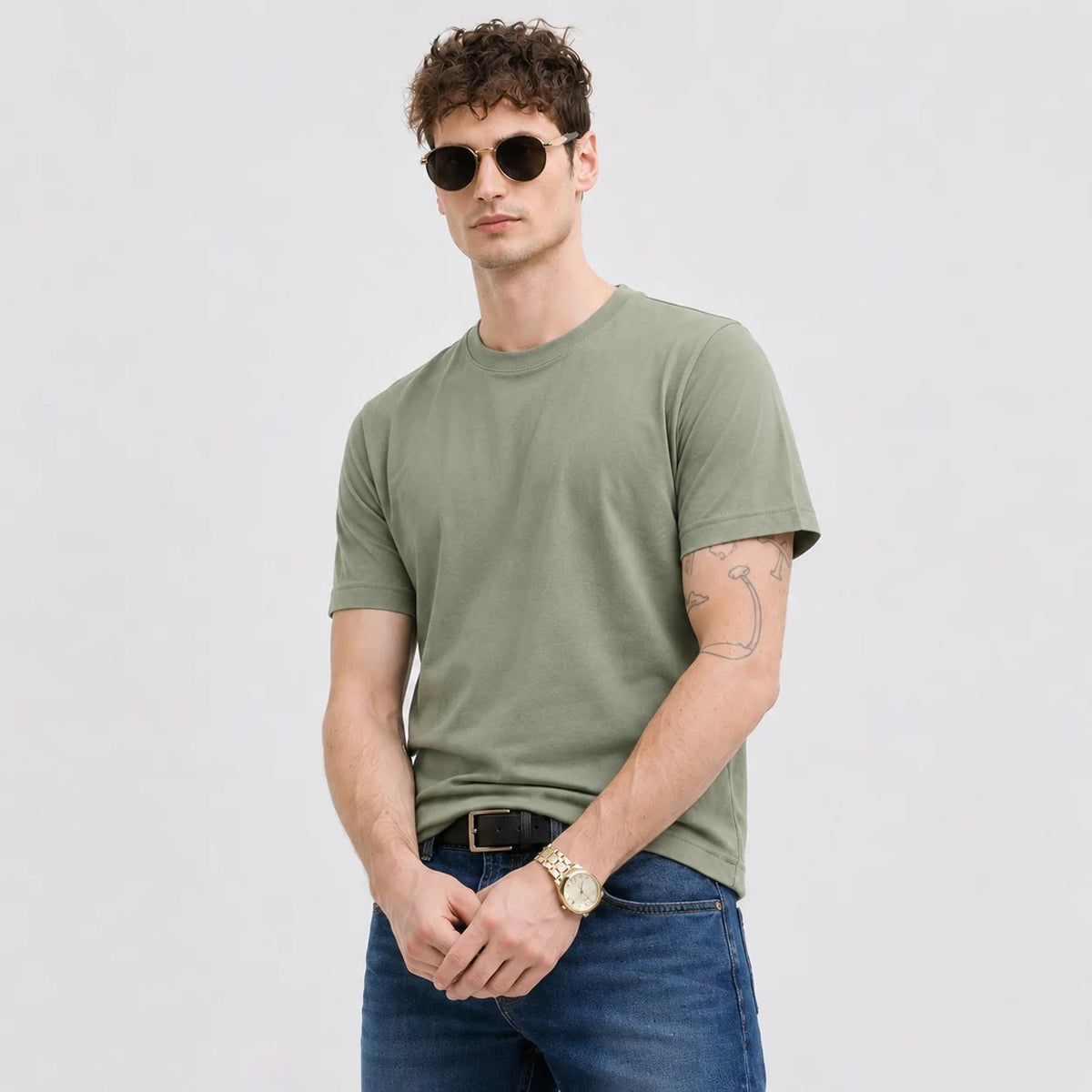 Crew Neck Tee