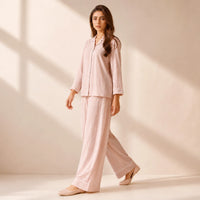 Blush Crinkle PJ Set