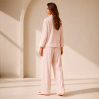 Blush Crinkle PJ Set