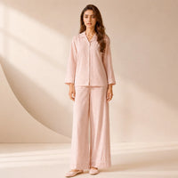 Blush Crinkle PJ Set