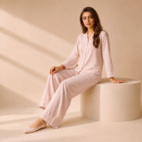 Blush Crinkle PJ Set