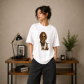 Curly Charm Hand-Embellished Ladies Tee