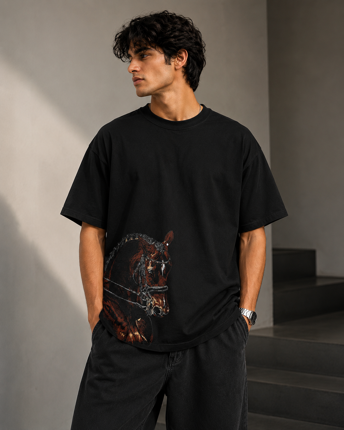 Dark mane Men T-shirt