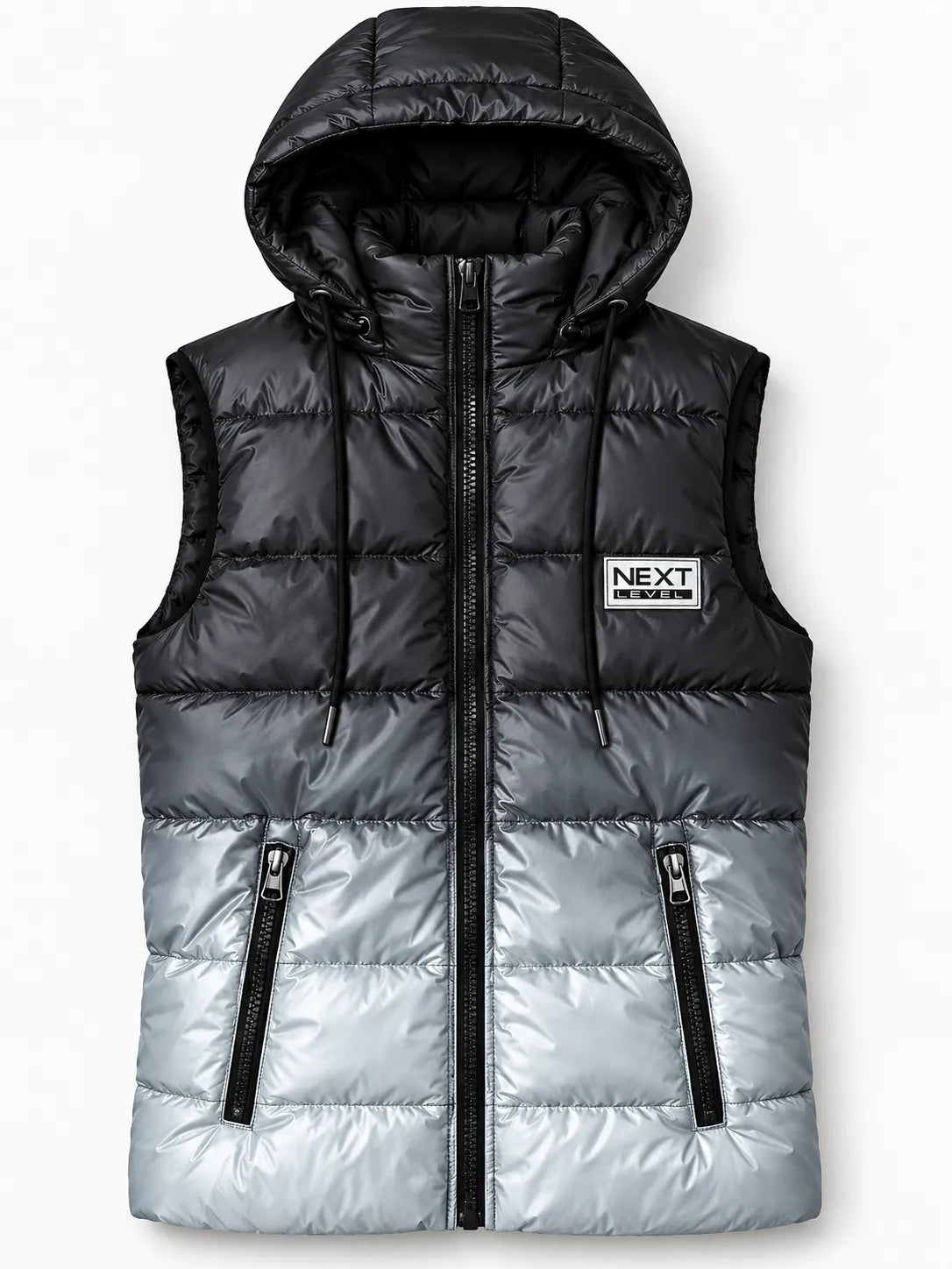 Street Style Hooded Puffer Sleeveless