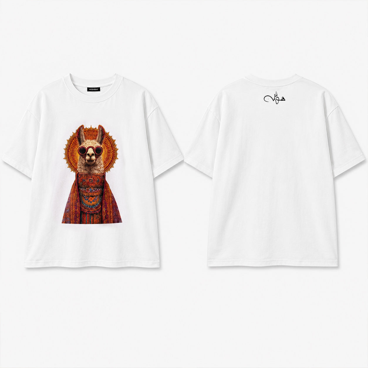 Llama Hand-Embellished Tee