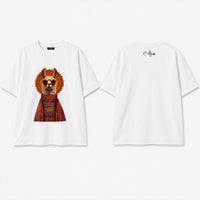 Llama Hand-Embellished Tee