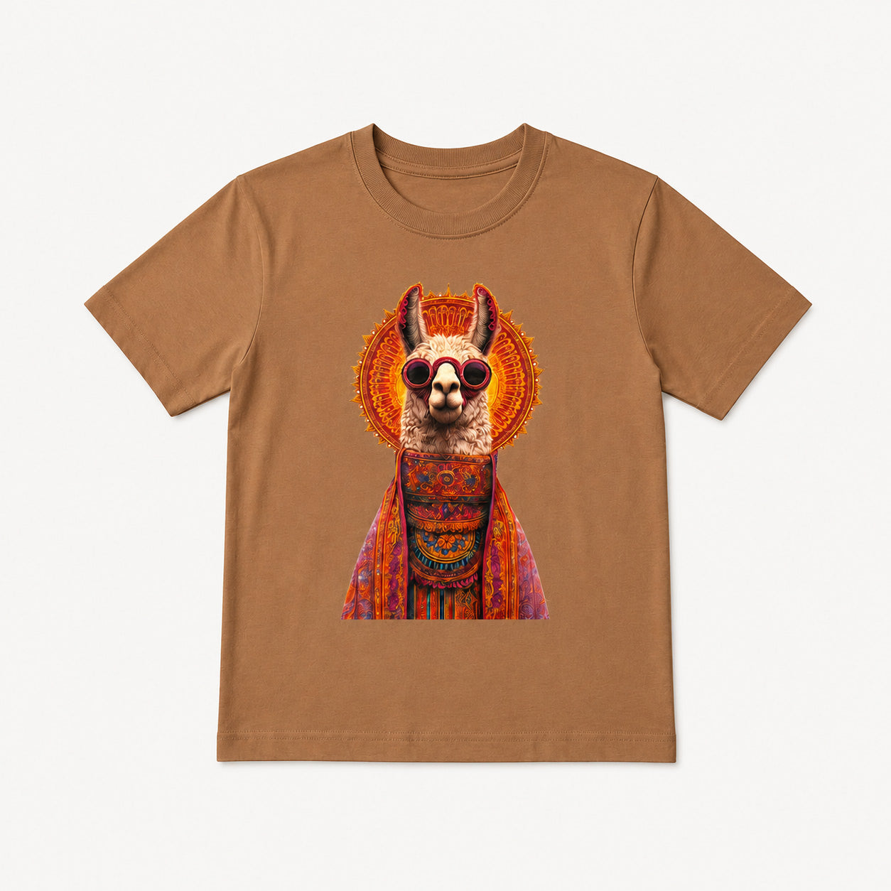 Llama Hand-Embellished Kids Tee