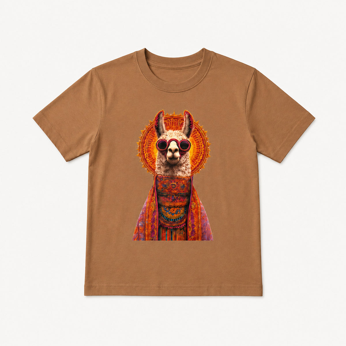 Llama Hand-Embellished Kids Tee