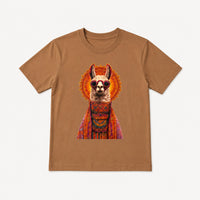 Llama Hand-Embellished Kids Tee