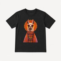 Llama Hand-Embellished Kids Tee