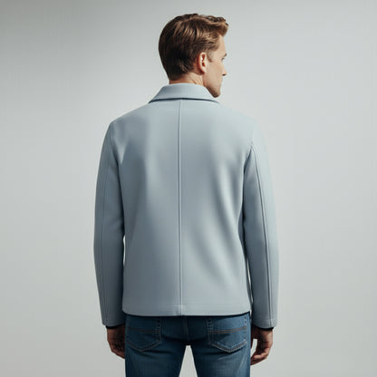 Men’s Charcoal Wool Blend Coat