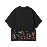 Marine Doodle Hand-Embroidered T-Shirt