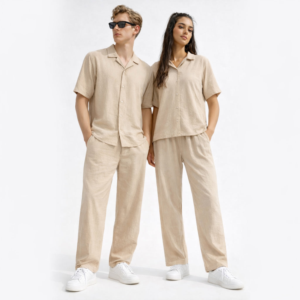 Sandstone krinkle Coord Set