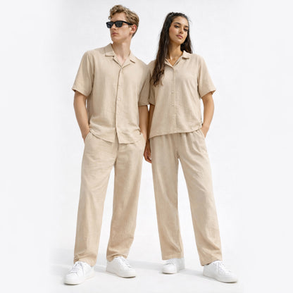 Sandstone krinkle Coord Set