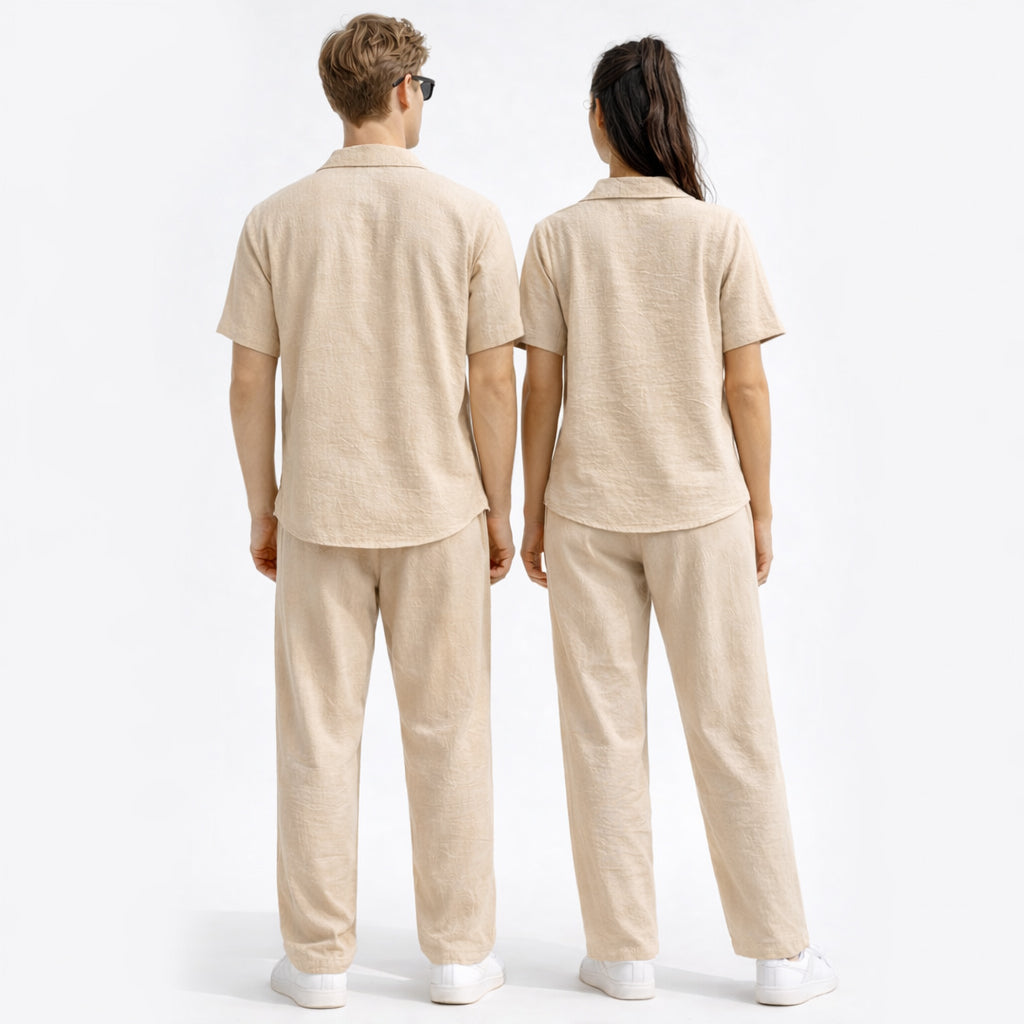 Sandstone krinkle Coord Set