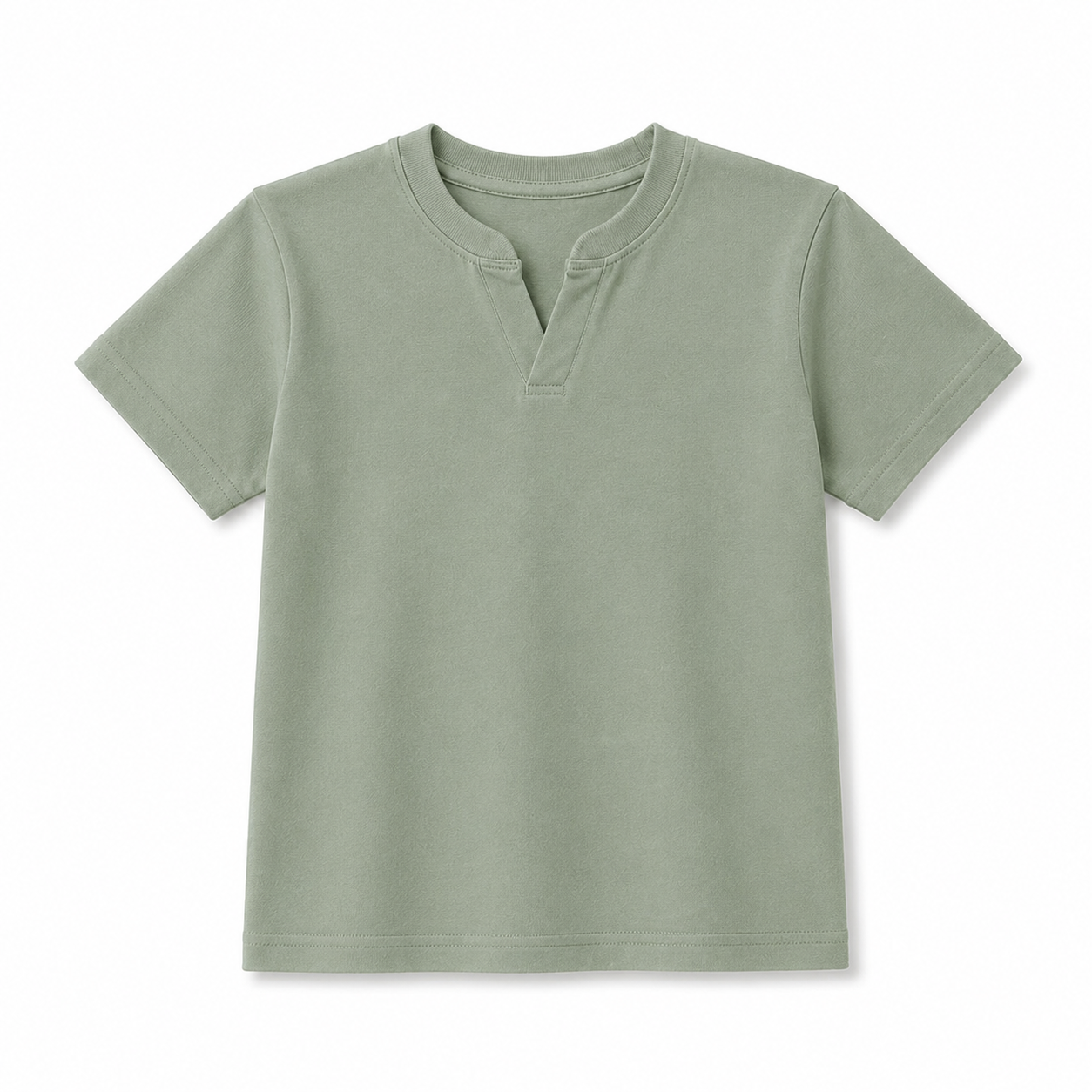 Spilt Neck Tee