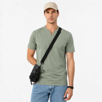 Split Neck Tee