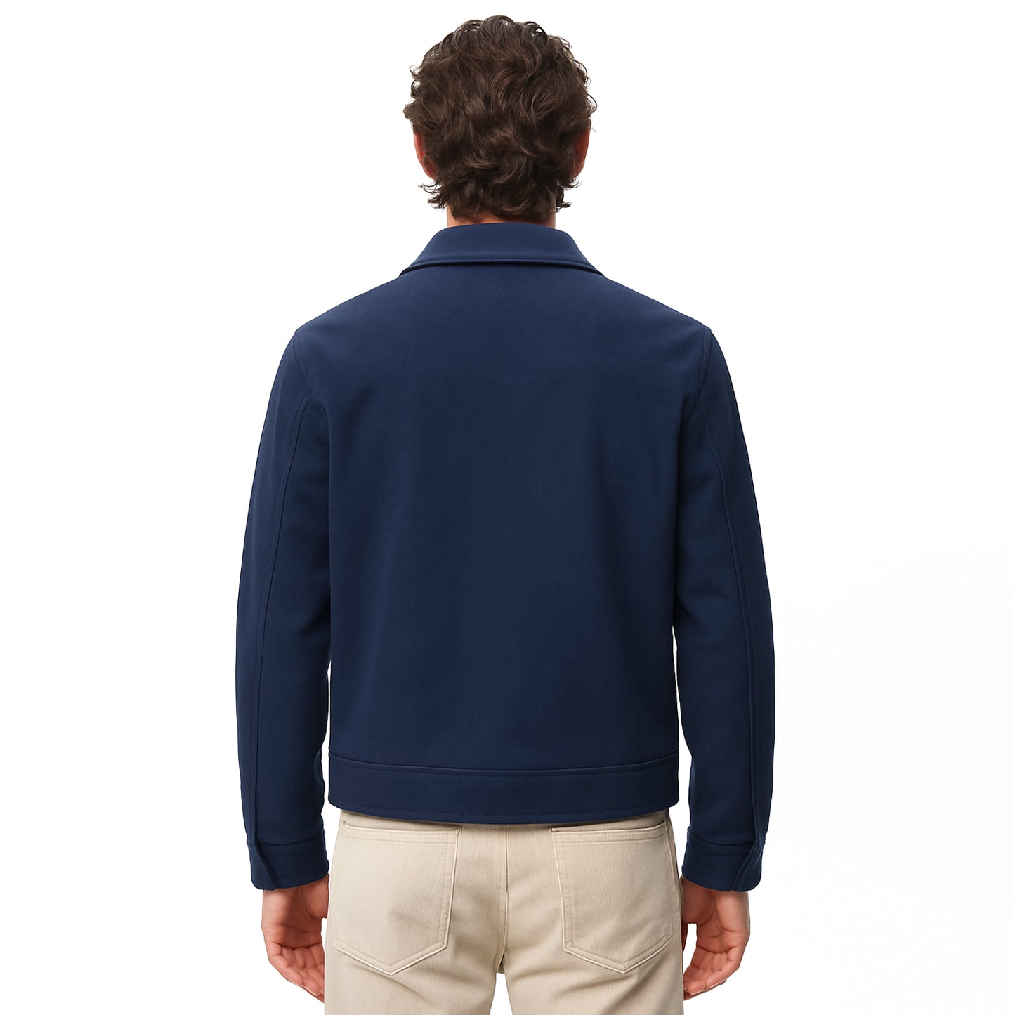 Men’s Suede Scuba Jacket