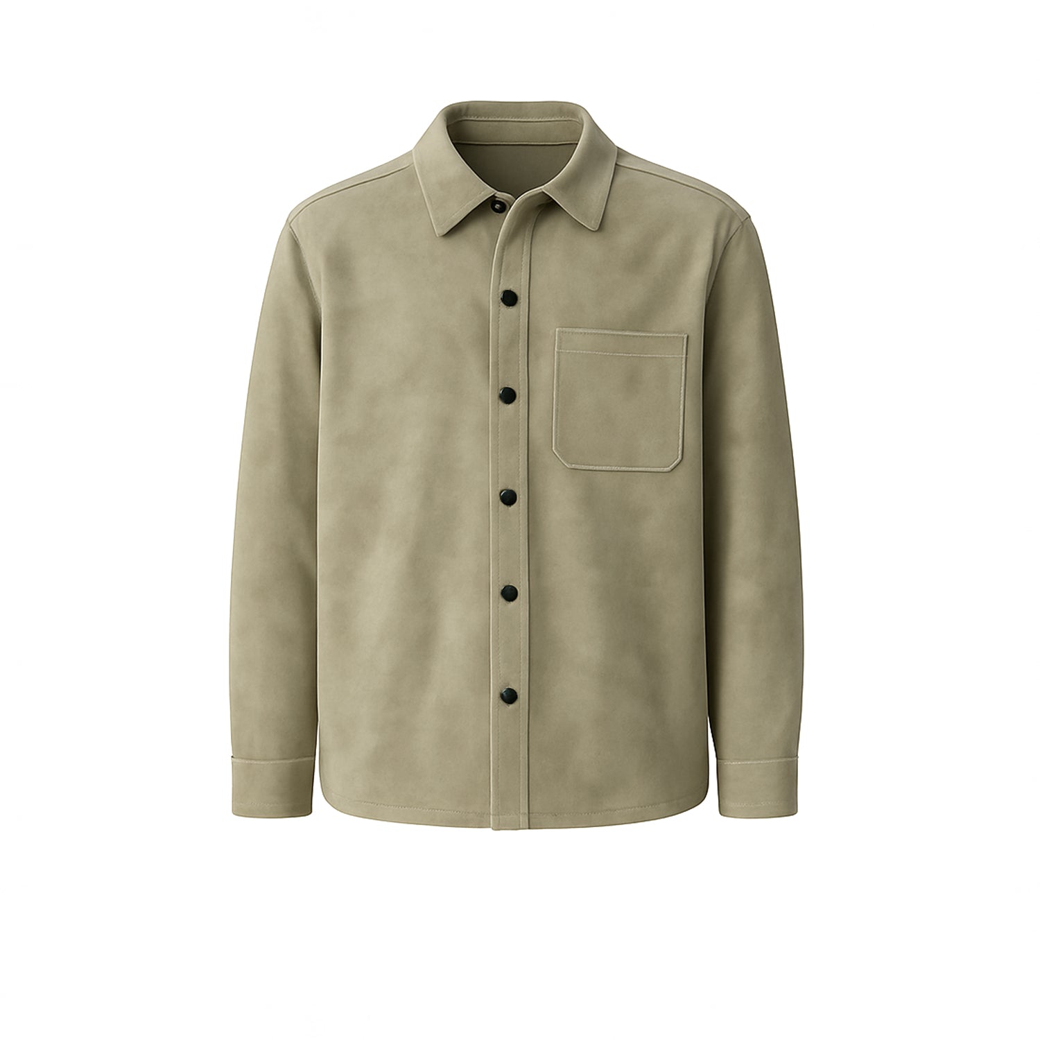 Men Premium Suede Touch Scuba Shirt