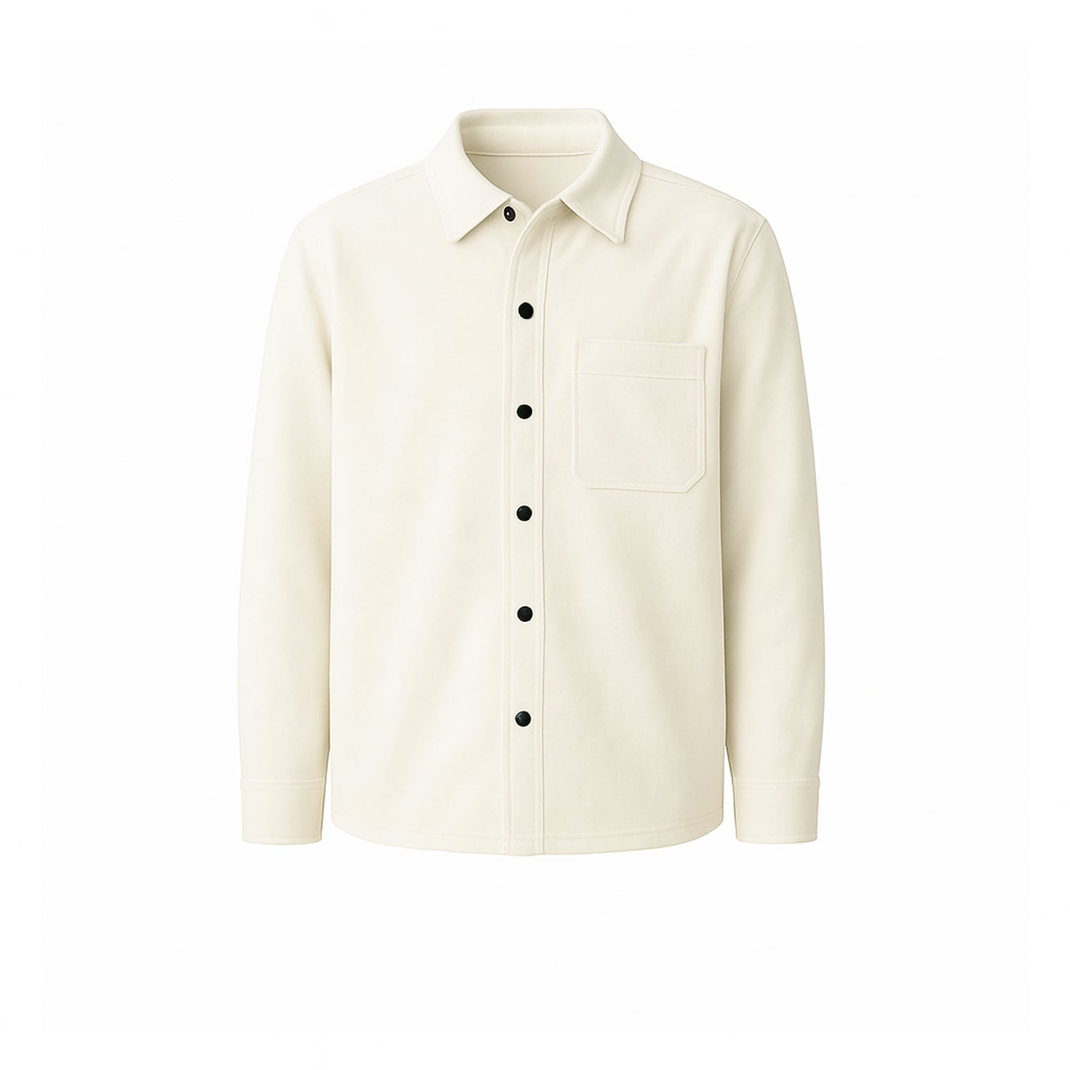 Men Premium Suede Touch Scuba Shirt