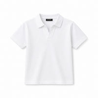 V-Placket Kids Polo