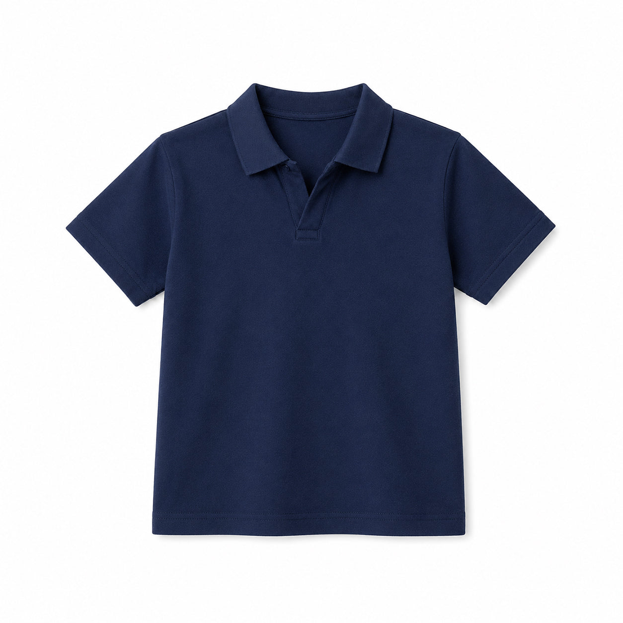 V-Placket Kids Polo