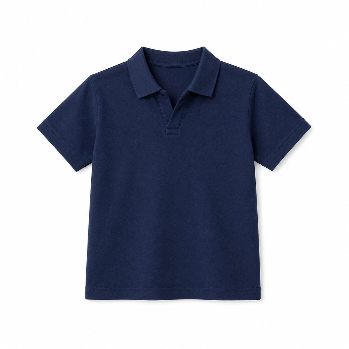 V-Placket Kids Polo