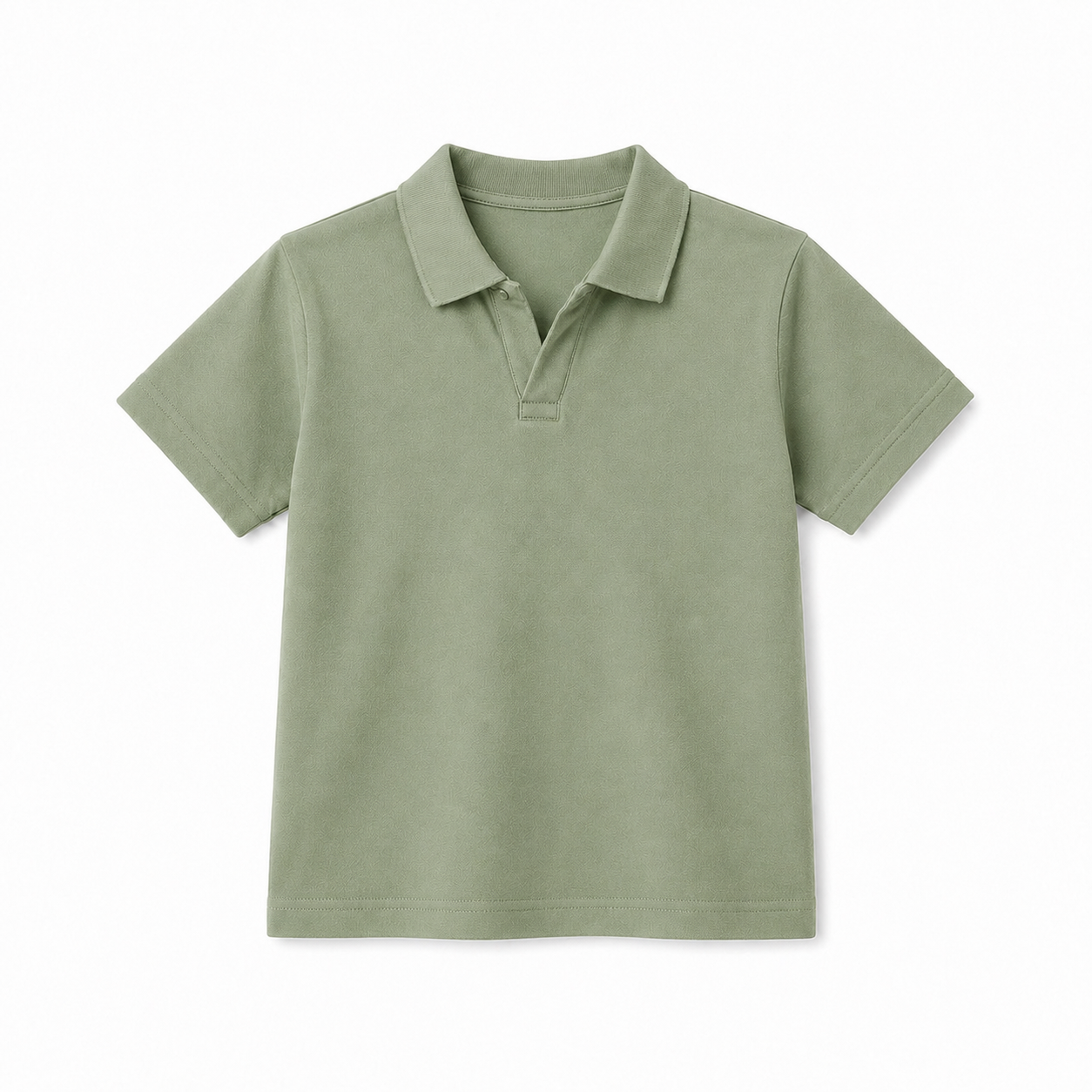 V-Placket Kids Polo