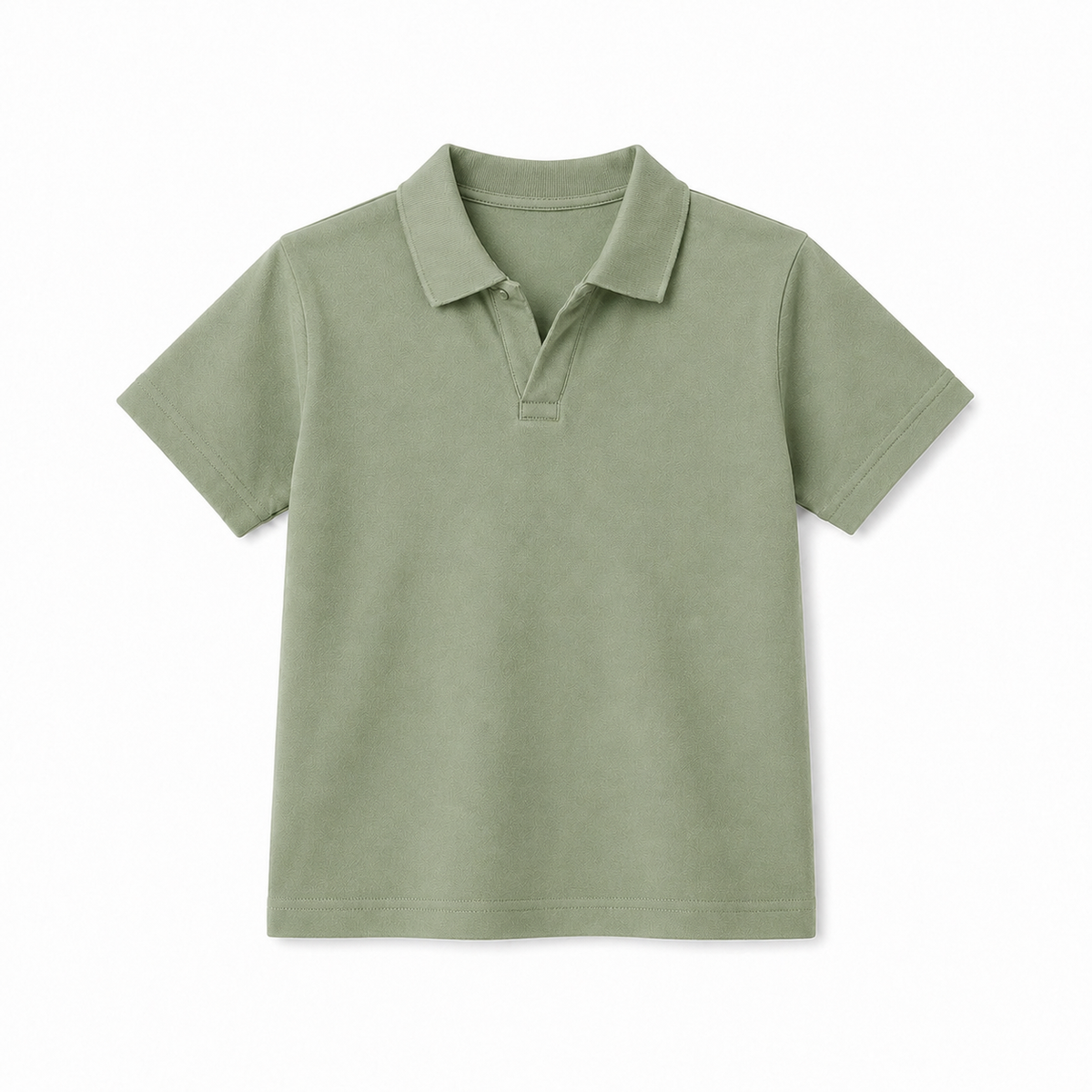 V-Placket Kids Polo
