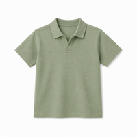 V-Placket Kids Polo
