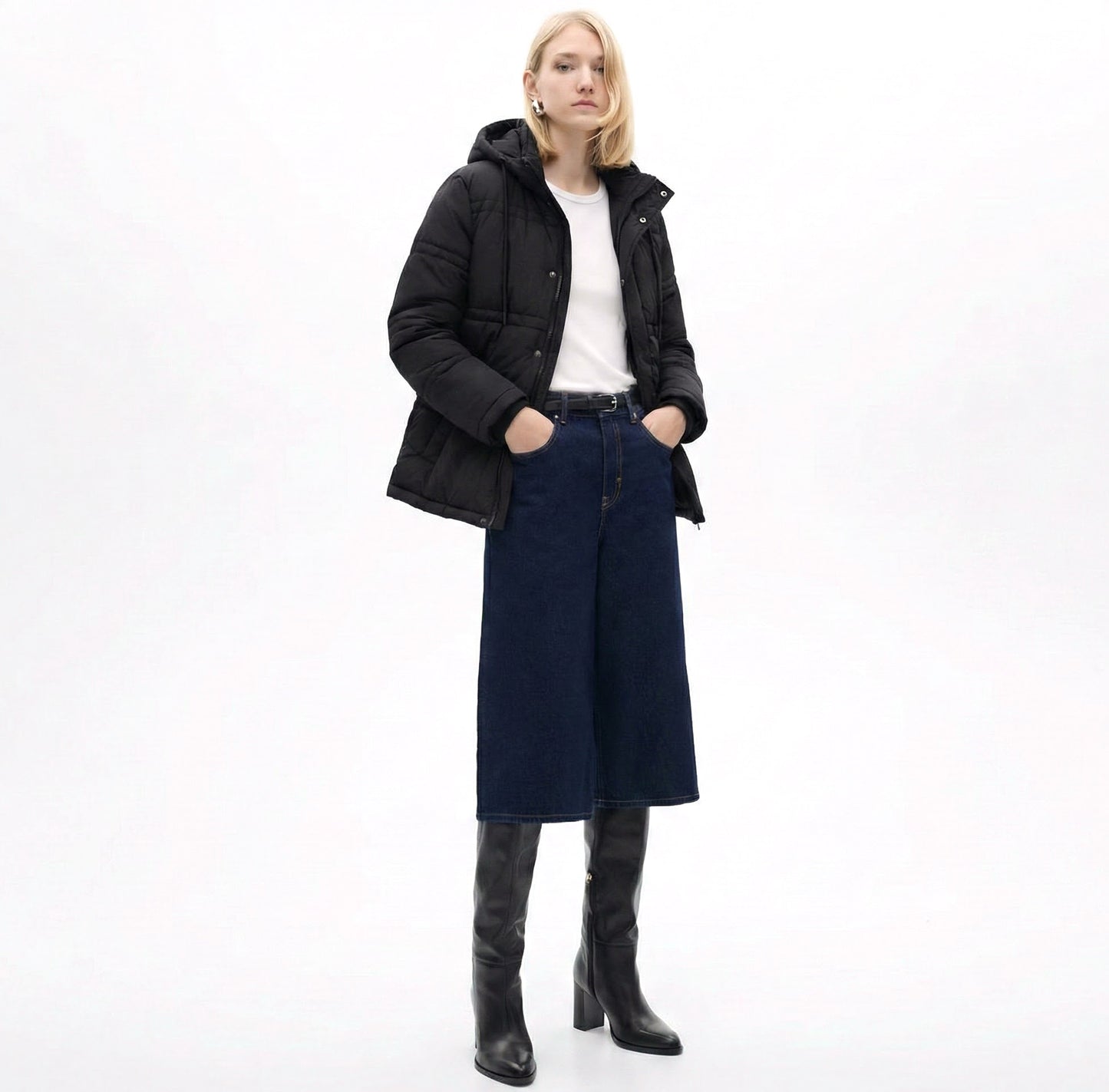 Unisex Sleeves Puffer Jacket